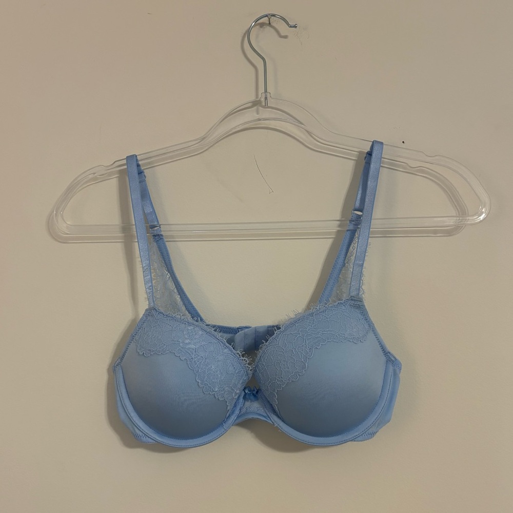 Auden Light Blue Lace Bra